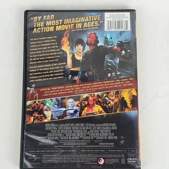 Hellboy II: The Golden Army (2008 Film) Fantasy/Action Movie [DVD] - Picture 4 of 6